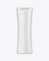 Glossy Plastic Cosmetic Bottle Mockup