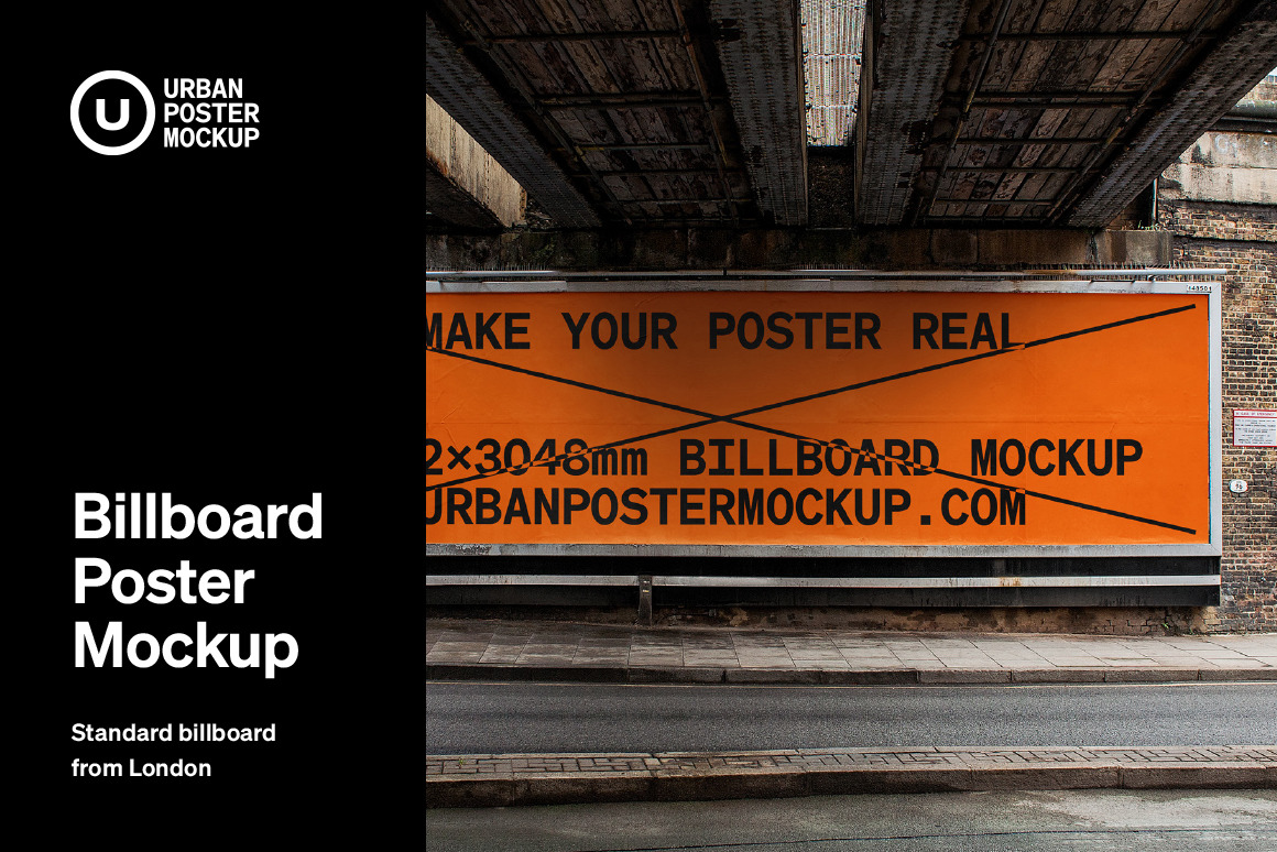 UPM 117 Billboard Poster Mockup UPM 117 Billboard Poster Mockup