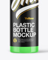 Colored Cosmetic Bottle with Pump Mockup