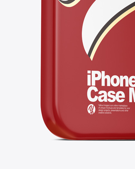 IPhone 12 Pro Case Mockup - Half Side View