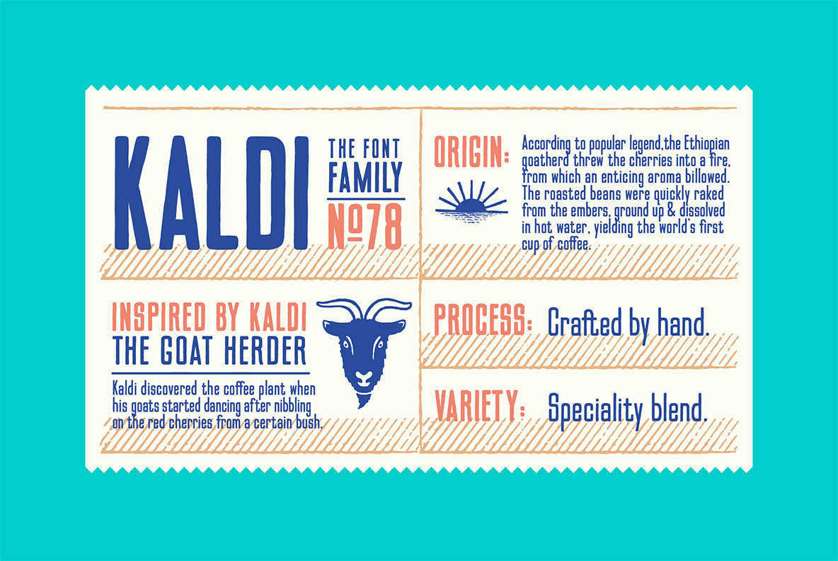 Kaldi Font Family Kaldi Font Family