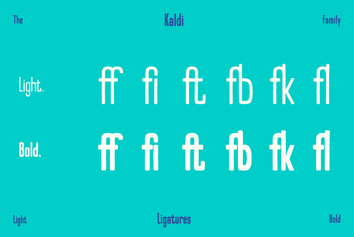 Kaldi Font Family Kaldi Font Family