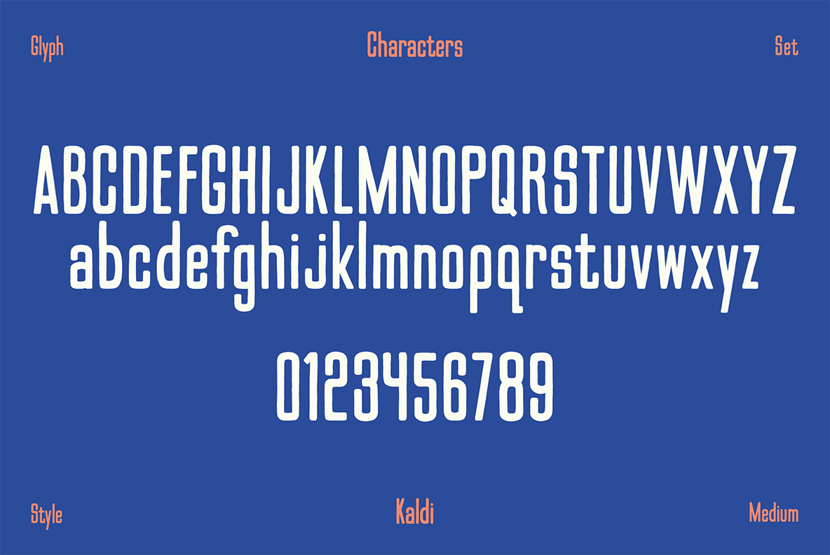 Kaldi Font Family Kaldi Font Family