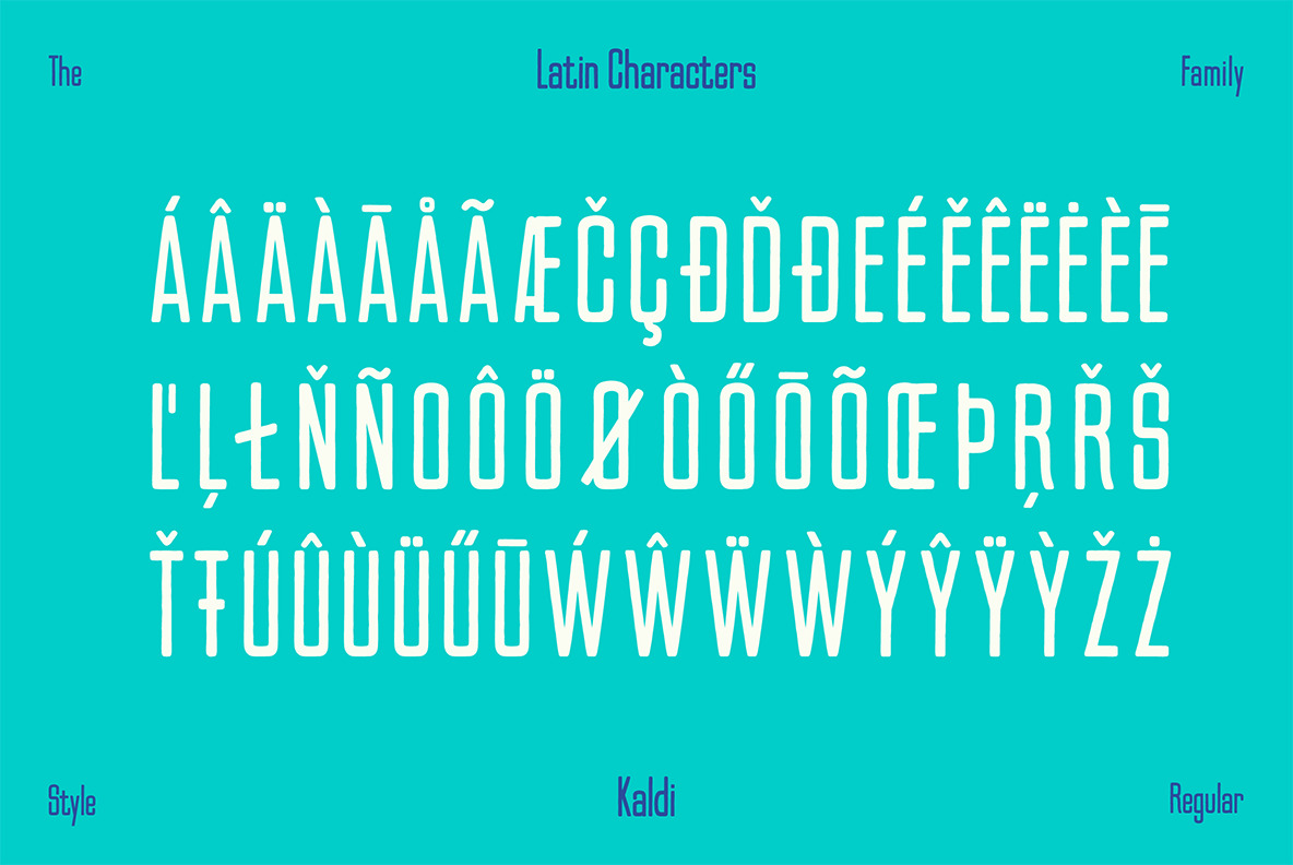 Kaldi Font Family Kaldi Font Family
