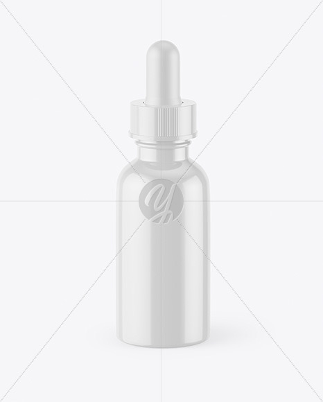 Glossy Dropper Bottle Mockup Glossy Dropper Bottle Mockup