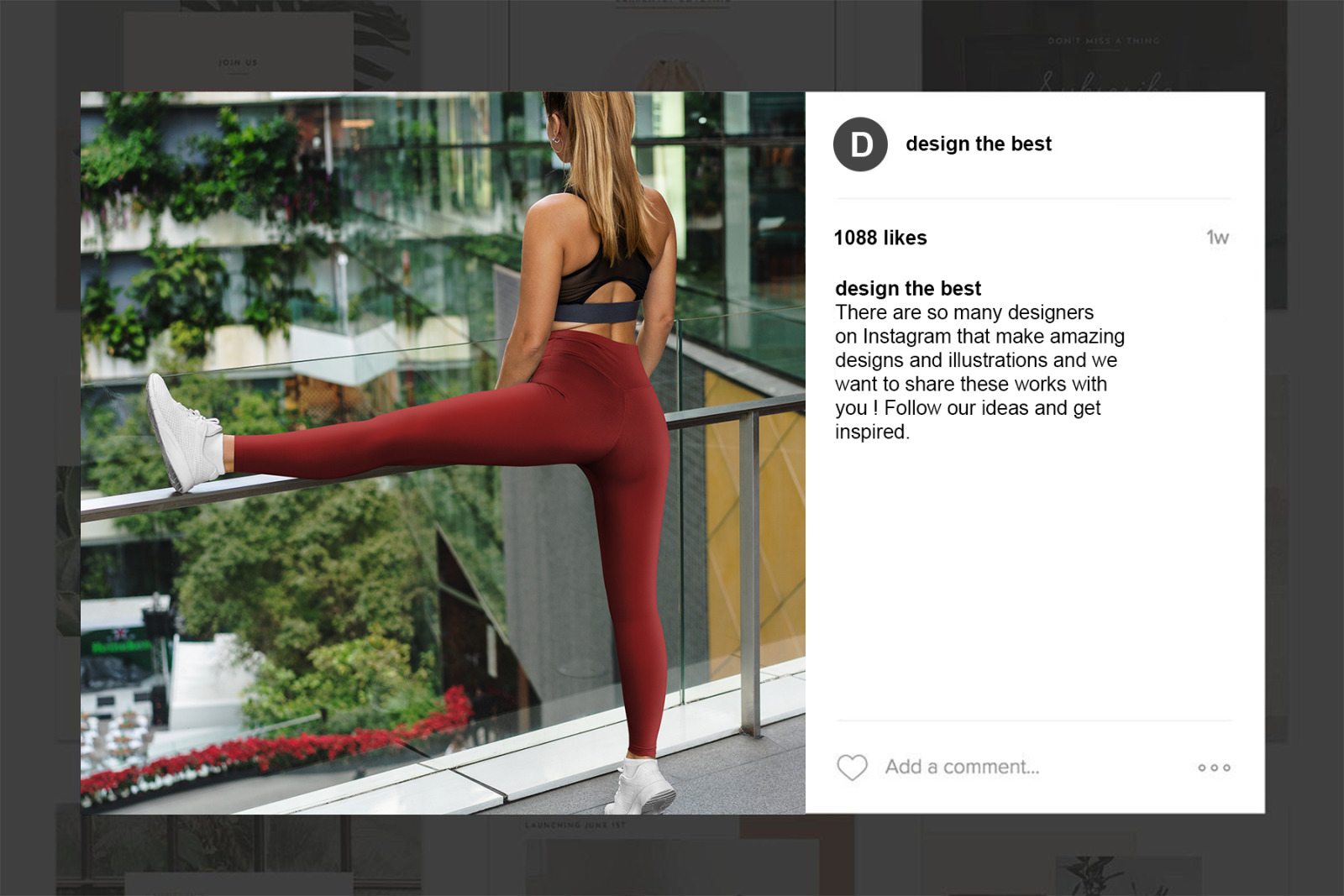 Leggings Mock-Up&#039;s Street Style