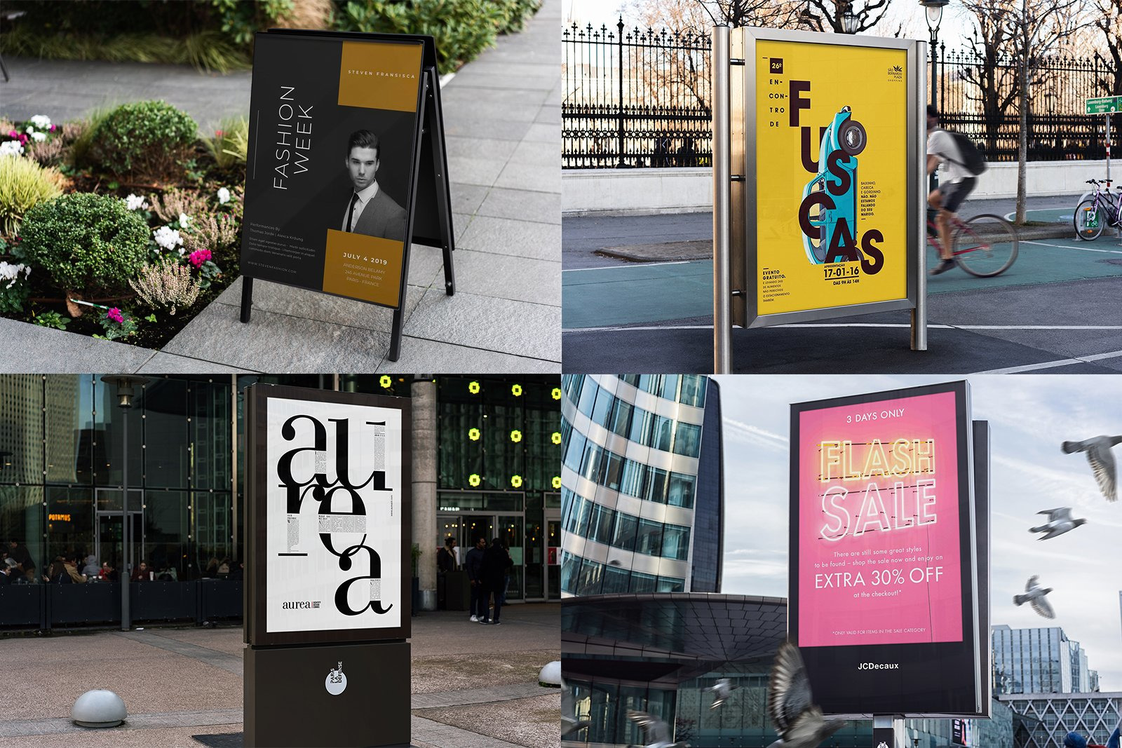Europe Advertising Mock-Up's Europe Advertising Mock-Up's