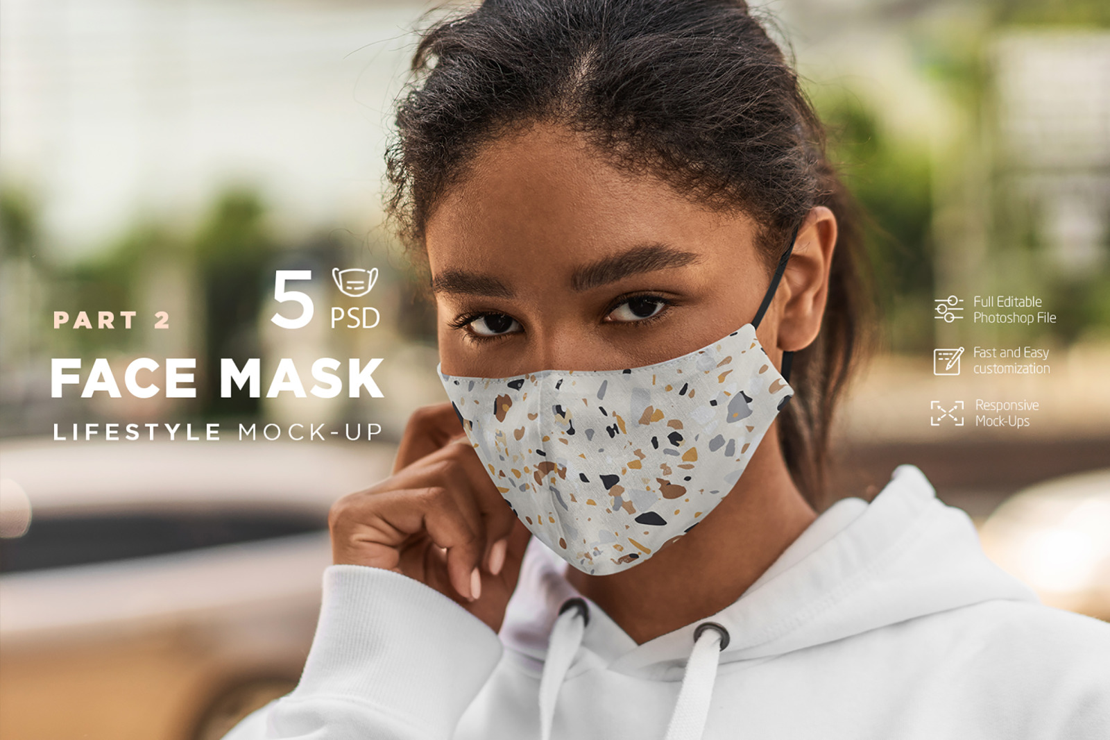 Face Mask MockUp Lifestyle vol.2