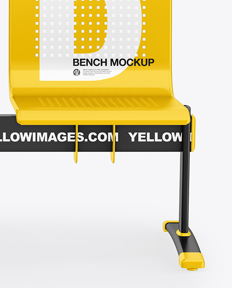 Glossy Bench Mockup