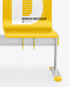 Glossy Bench Mockup