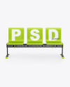 Matte Bench Mockup Matte Bench Mockup