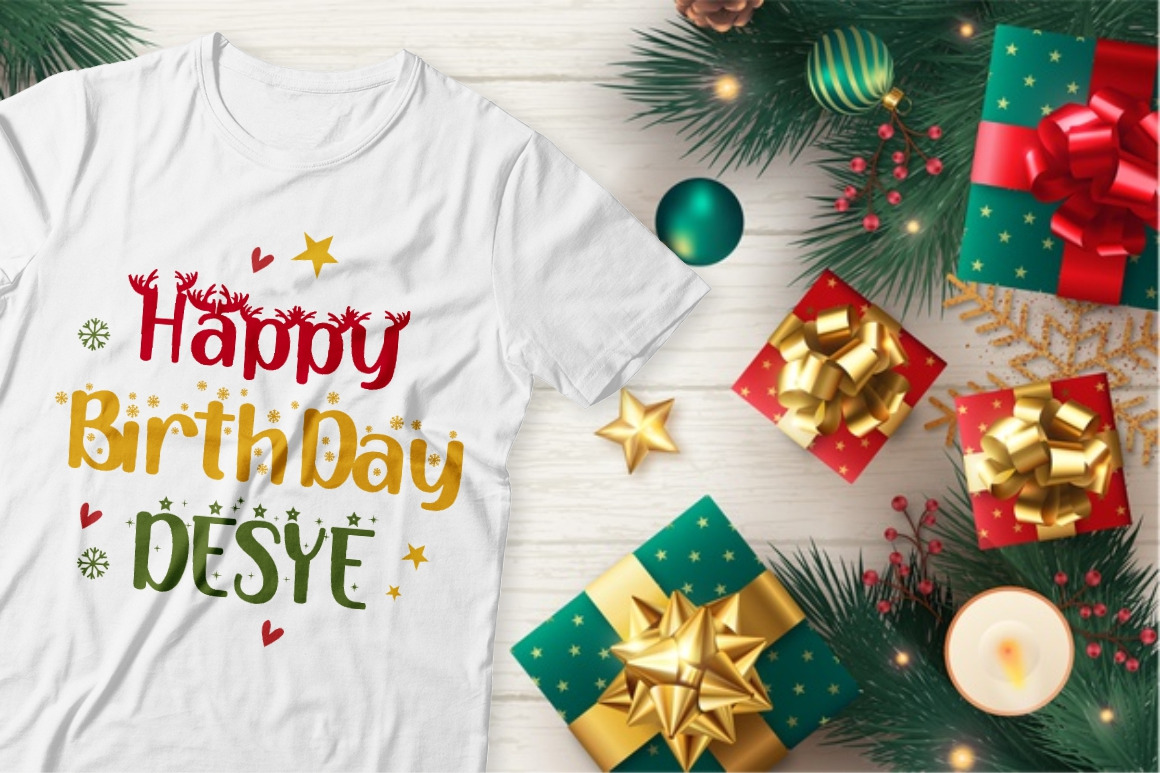 Happy Christmas Party - Xmas Font