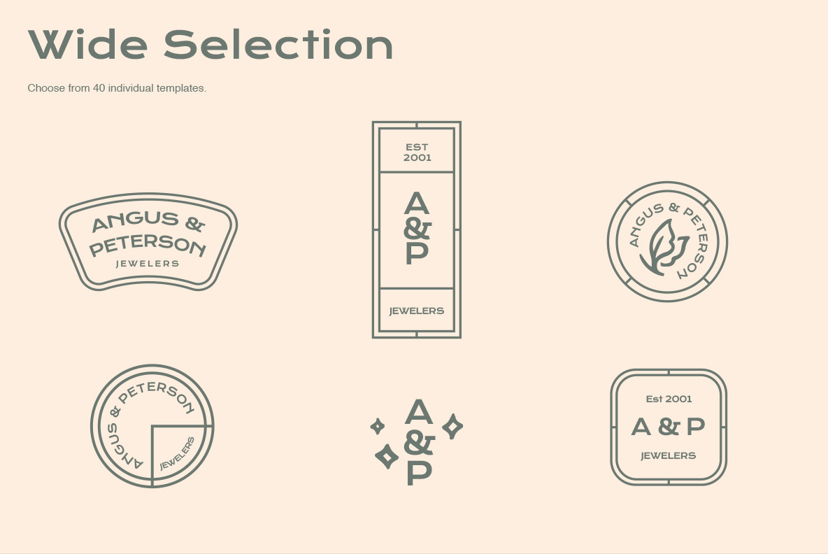 Minimalist Logo Templates Minimalist Logo Templates