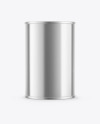 Metallic Tin Can Mockup