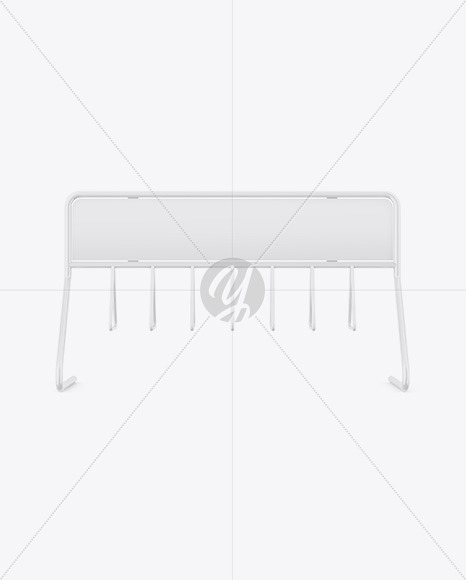 Glossy Bike Parking Mockup