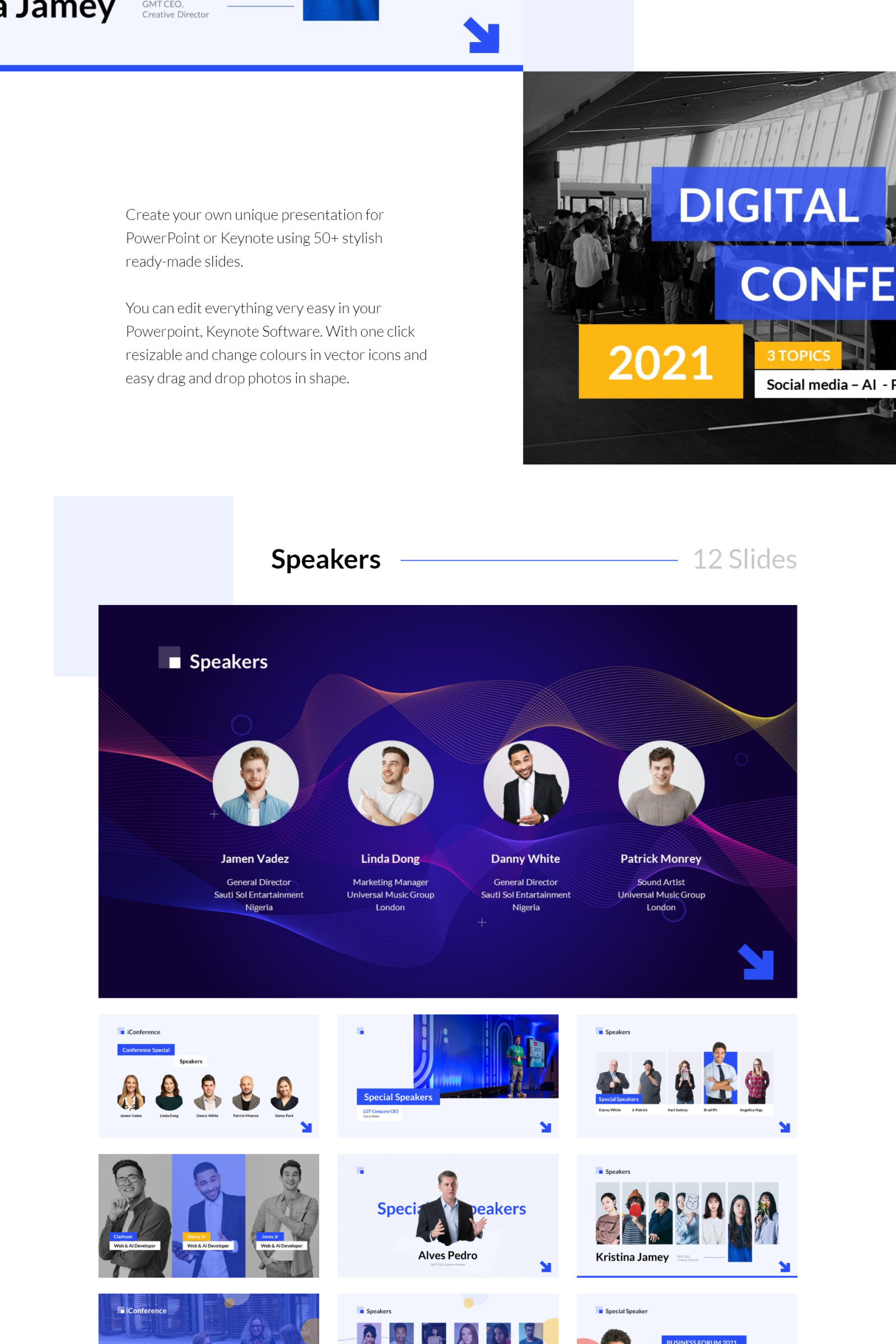 iConference - Smooth Animated Keynote Template