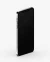 Apple iPhone 12 Pro Max Silver Mockup - Half Side View