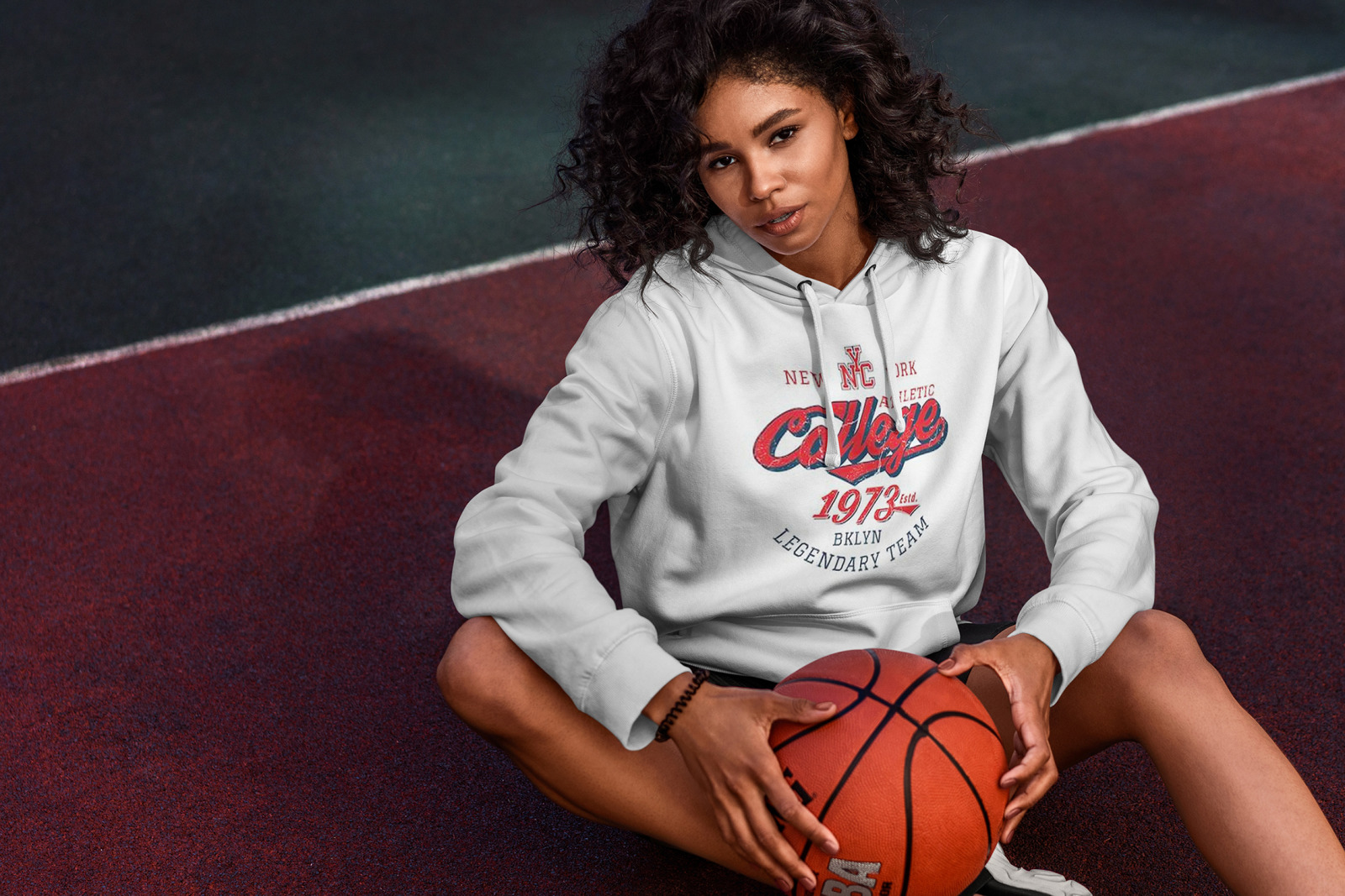 Hoodie Mock-Up Basketball