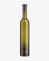 Antique Green Glass White Wine Bottle Mockup