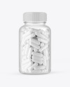 Clear Pill Bottle Mockup