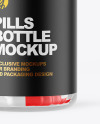 Clear Pill Bottle Mockup