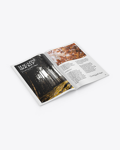 Matte Magazine Mockup