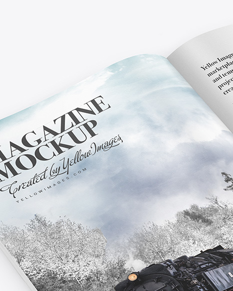 Matte Magazine Mockup