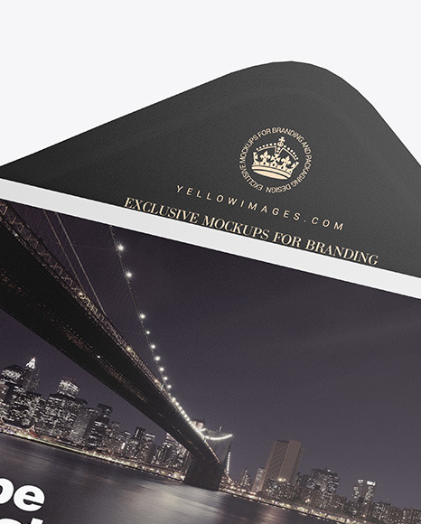 Matte Envelope w/ Postcard Mockup