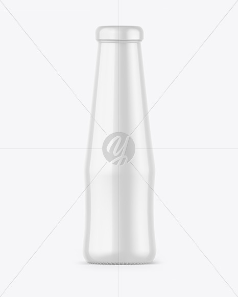 Glossy Sauce Bottle Mockup