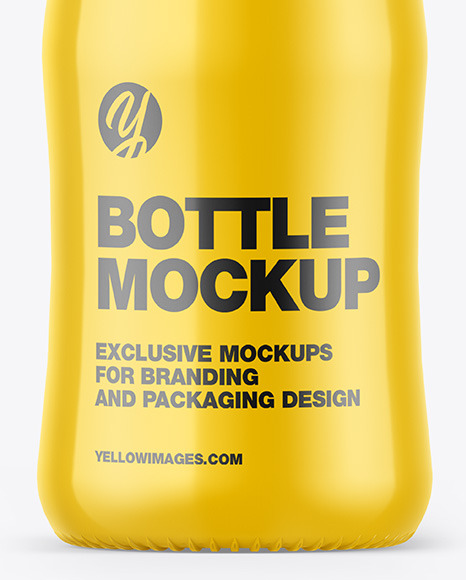 Glossy Sauce Bottle Mockup