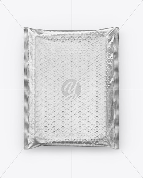 Metallic Postage Bag Mockup