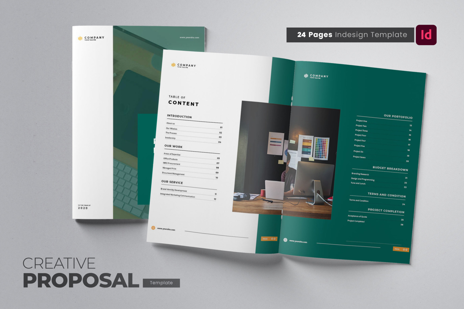 Creative Company Proposal Indesign Template