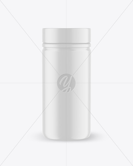 Matte Protein Jar Mockup