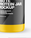 Matte Protein Jar Mockup