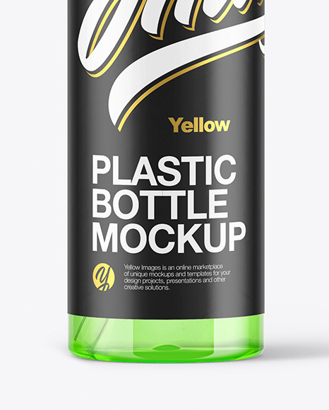 Colored Cosmetic Bottle with Pump Mockup Colored Cosmetic Bottle with Pump Mockup