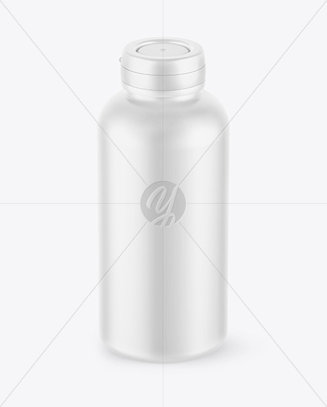 Matte Plastic Bottle Mockup