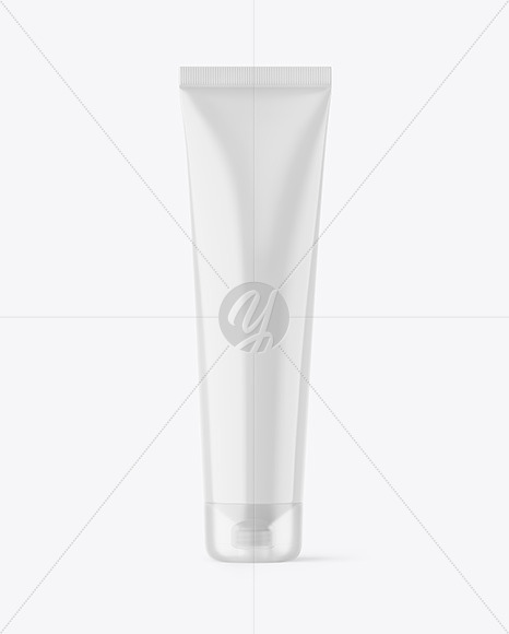 Glossy Cosmetic Tube Mockup