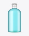 Frosted Glass Drink Bottle Mockup