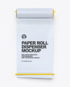 Dispenser w/ Matte Paper Roll Mockup