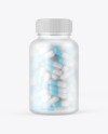 Frosted Pills Bottle Mockup