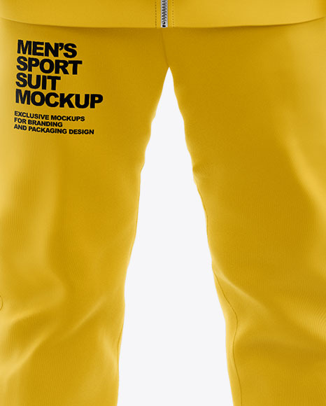 Men's Sport Suit Mockup - Front View