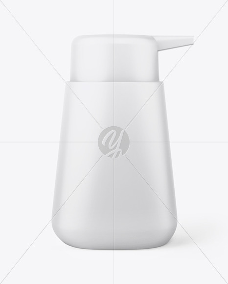 Matte Plastic Soap Dispencer Bottle Mockup