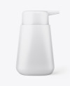 Matte Plastic Soap Dispencer Bottle Mockup