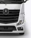 Mercedes Trailer Mockup - Front View