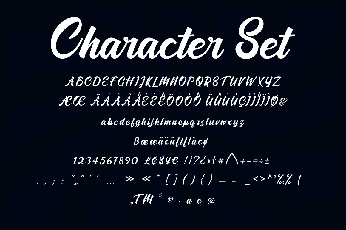 Road Stone - Apparel Style Font