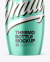 Metallic Thermo Bottle Mockup