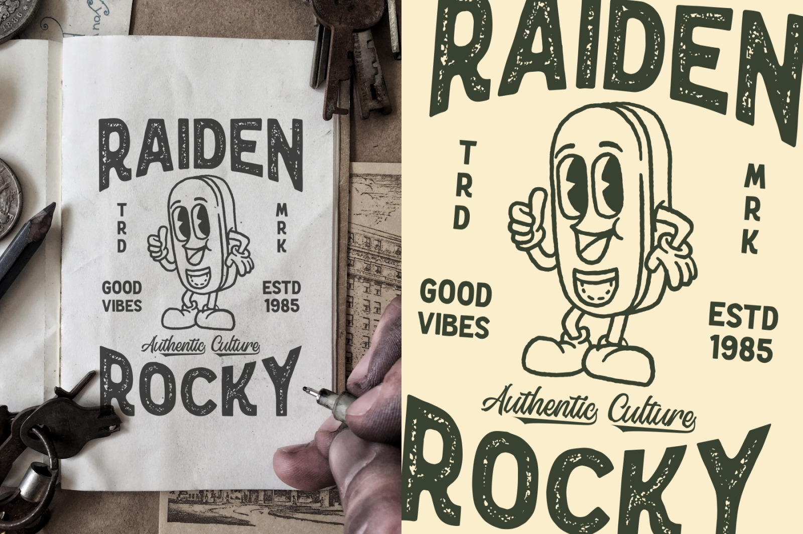 Farson - Vintage Typeface