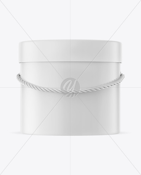 Round Box Mockup