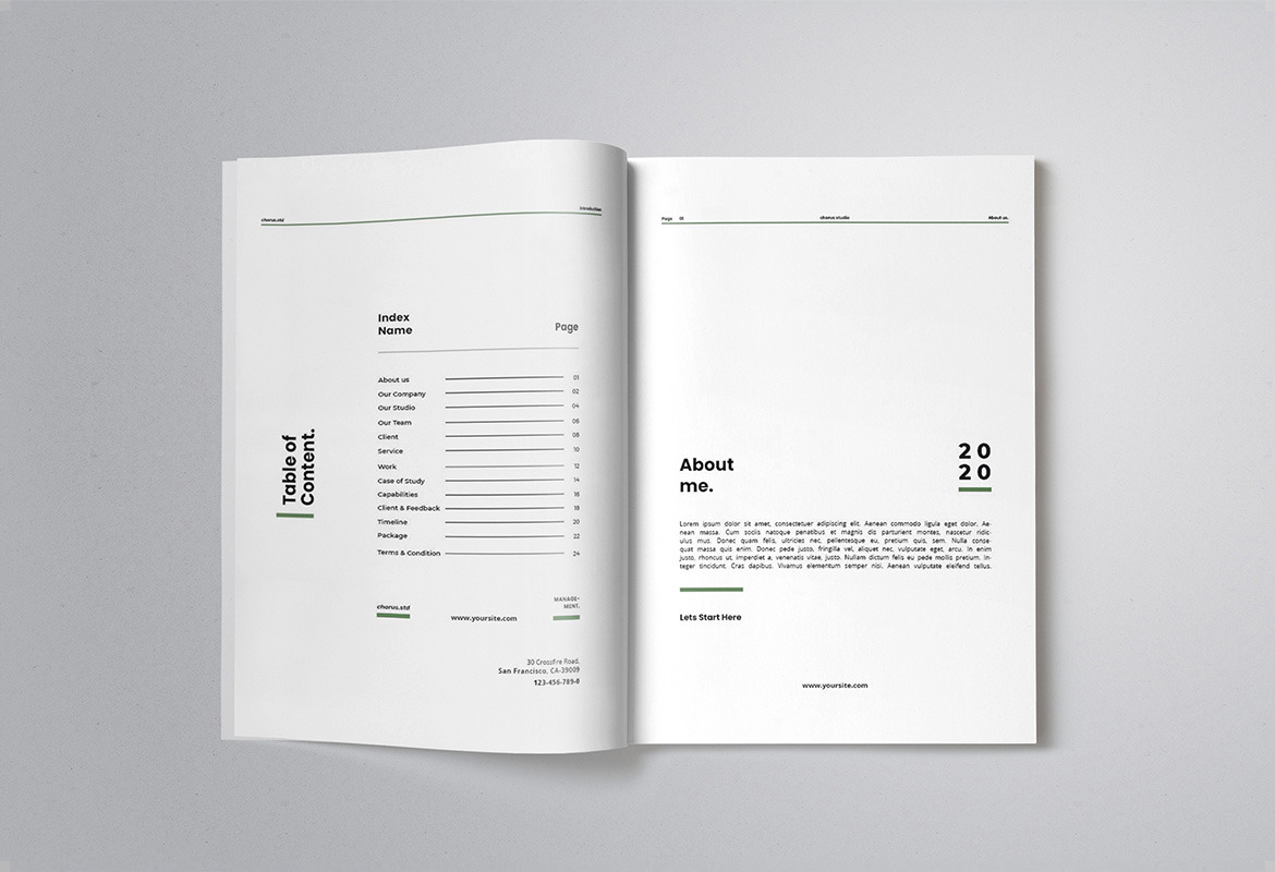 Creative Company Proposal Indesign