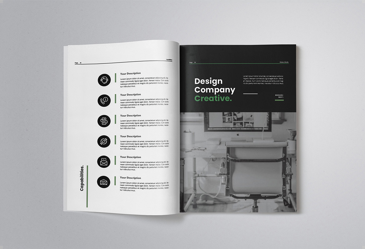 Creative Company Proposal Indesign